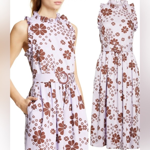 kate spade Dresses & Skirts - Flora Spade Racerback Midi Dress